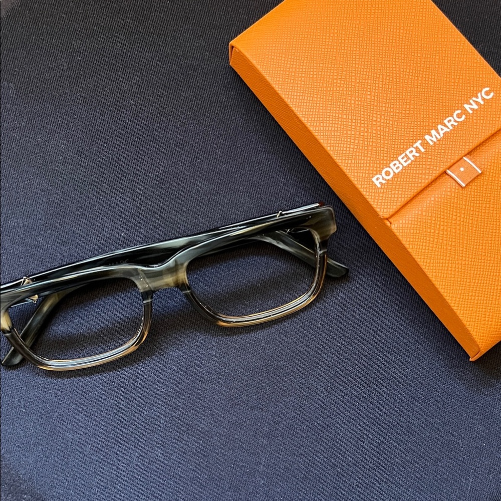 Robert Marc NYC Gray Glasses Frames w/ Case - Pre-Owned